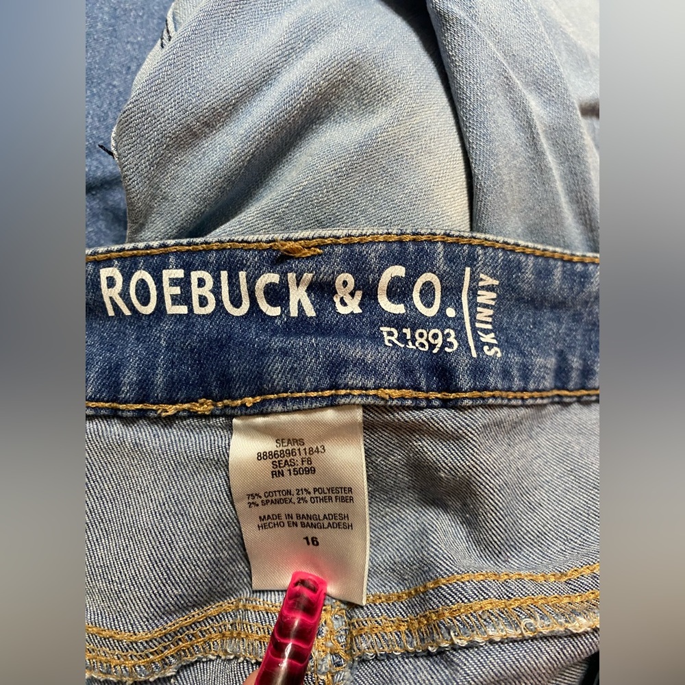 some thrifted ripped jeans